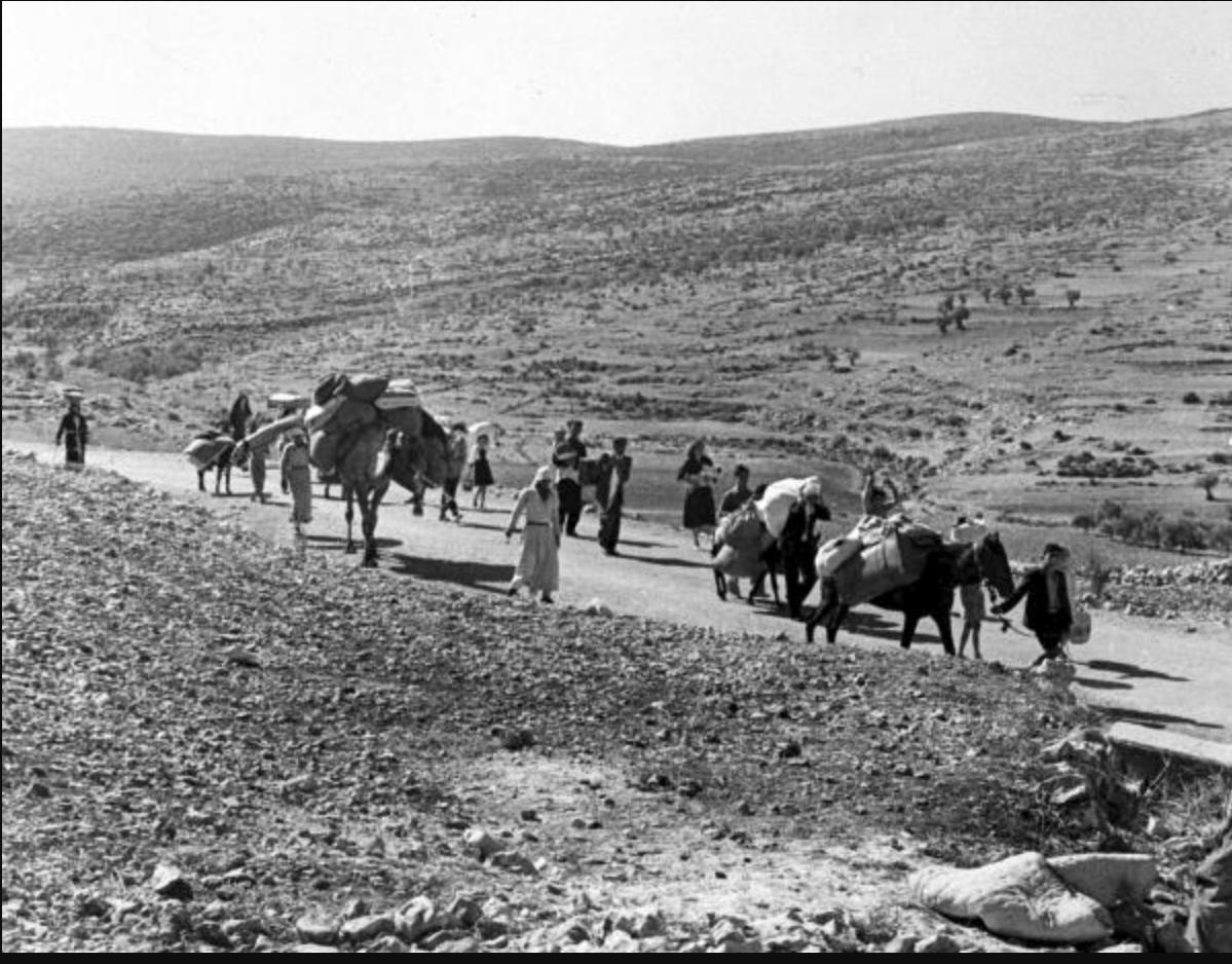 Palestinesi che migrano verso il Libano, ottobre 1948 - Palestine Remembered
